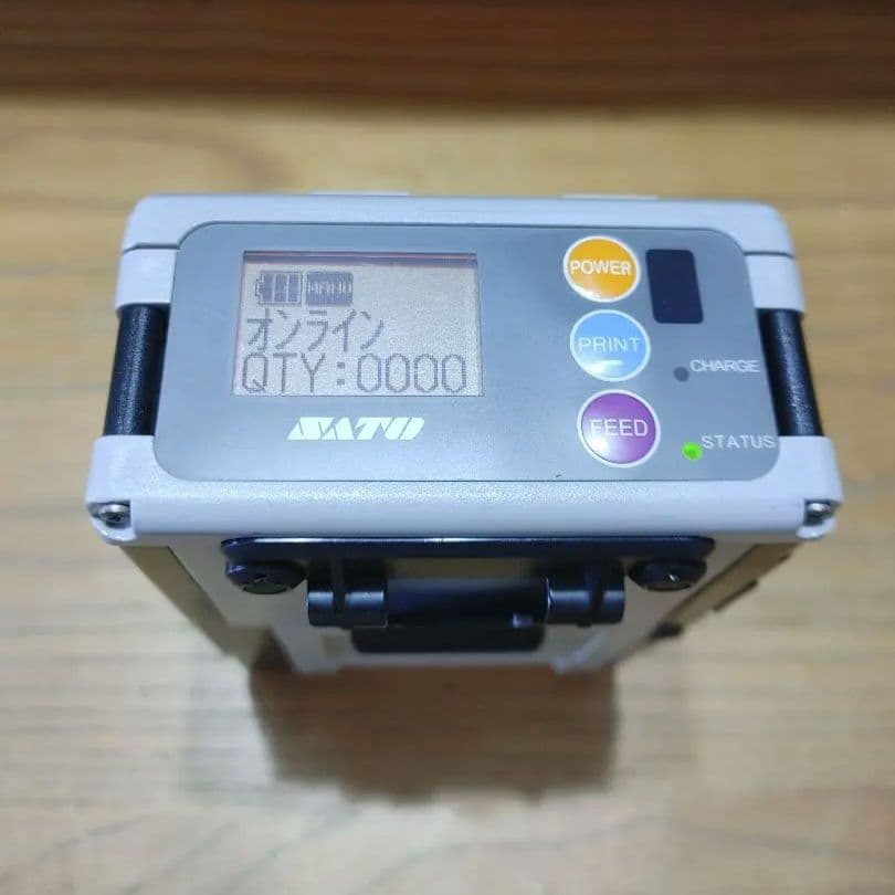 【美品】SATO モバイルプリンター Petit lapin PT208j-W3