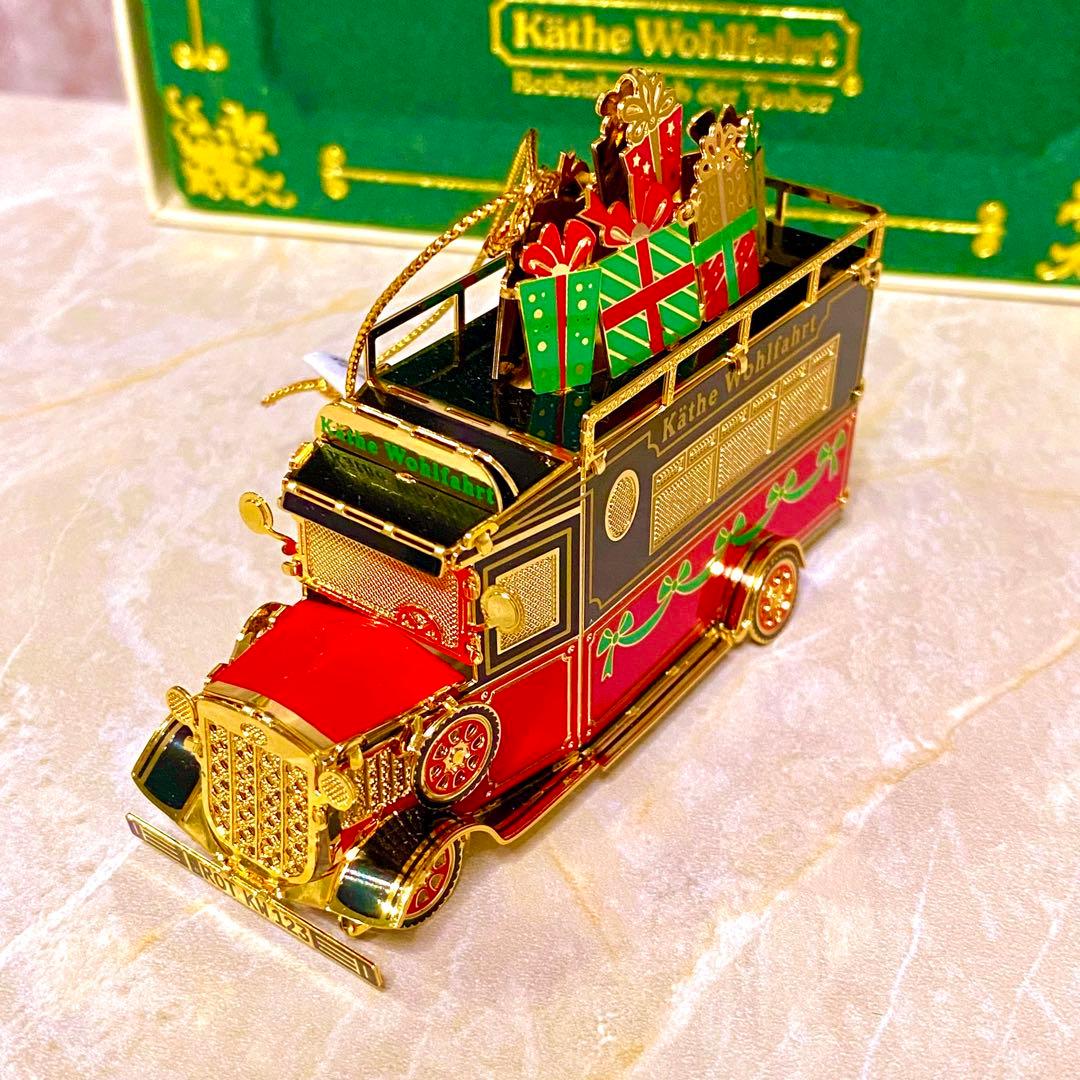 Käthe Wohlfahrt ドイツ購入 クリスマスバス オーナメント ツリー