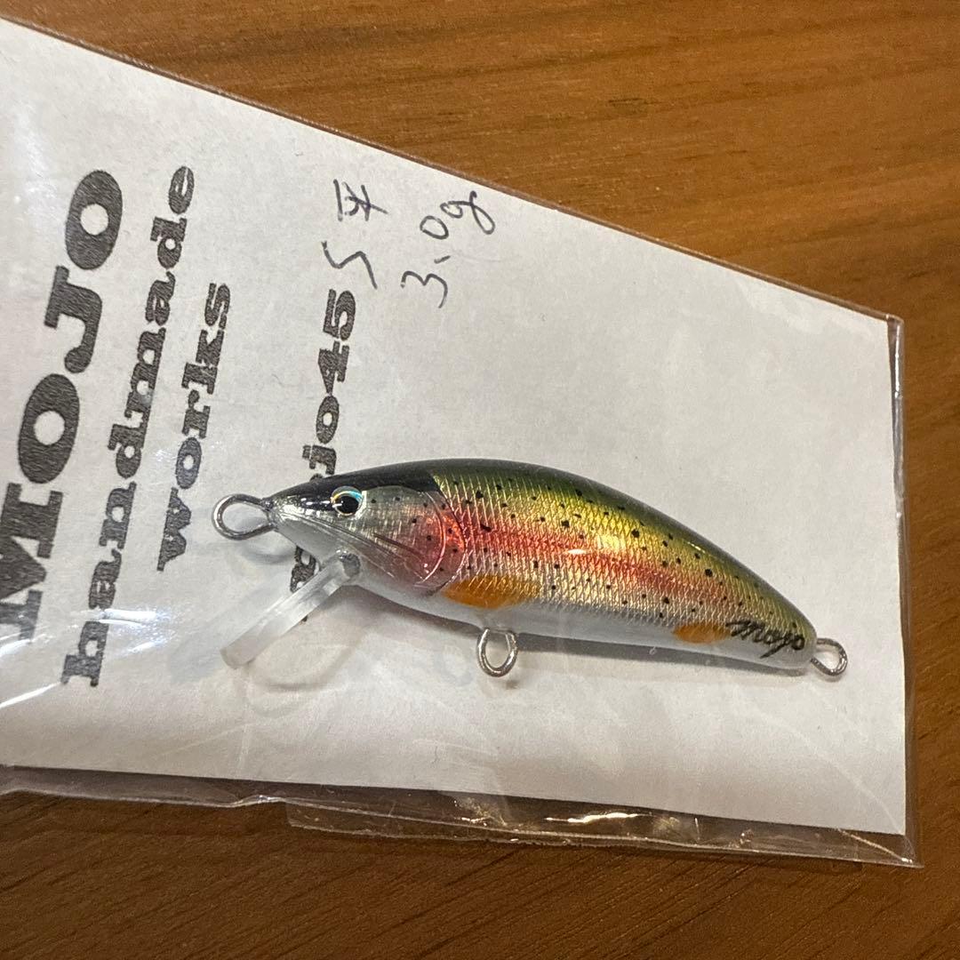 MOJO handmade works モジョバルサミノーS 平3.0g 虹鱒