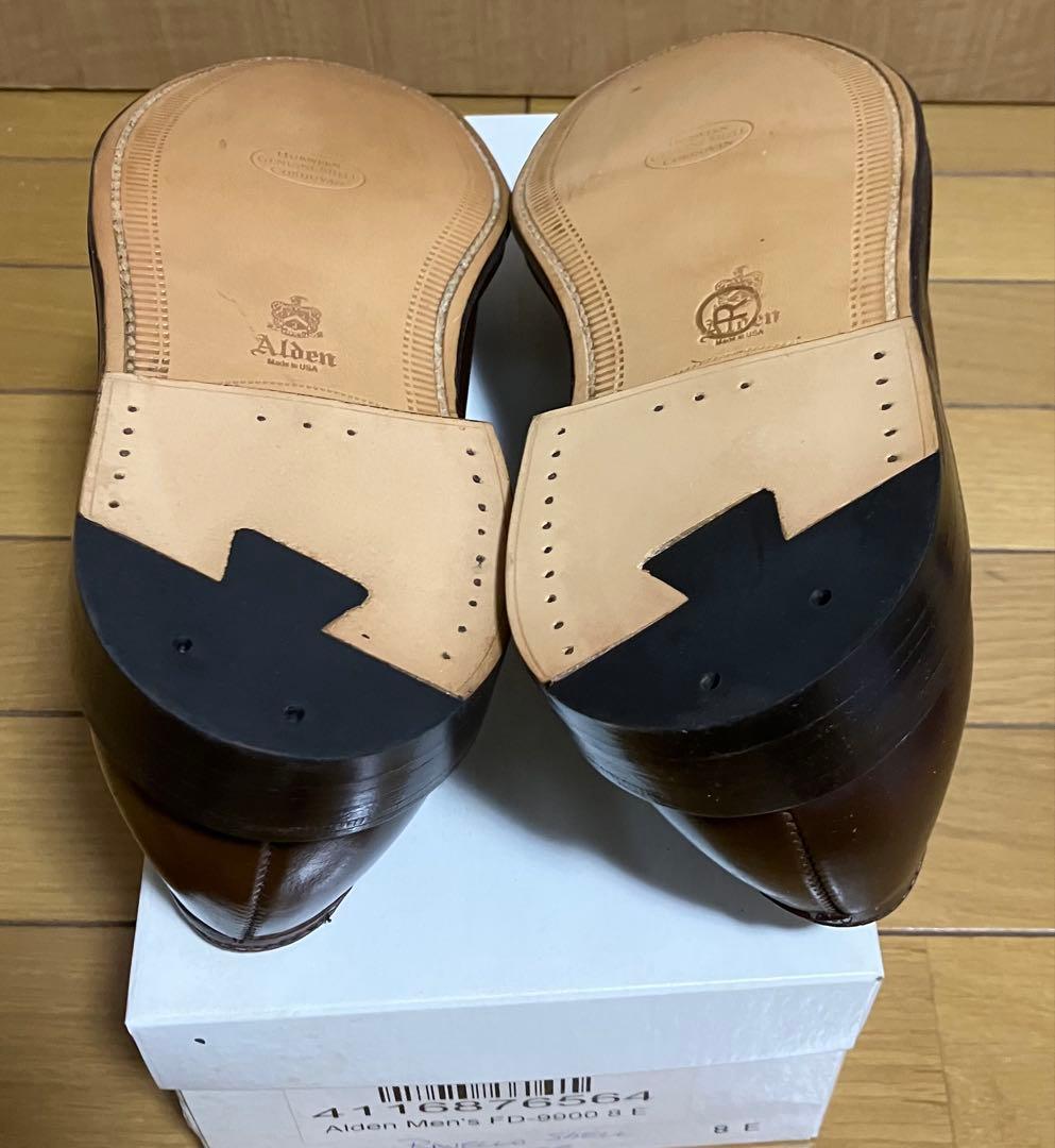 【新品未使用】Alden 9900 プレーントゥ ラベロコードバン 8E