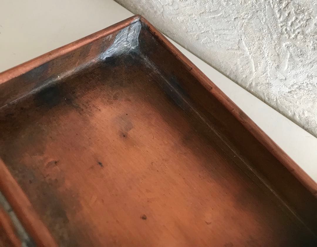 骨董品　銅製　筆箱　筆入れ　希少