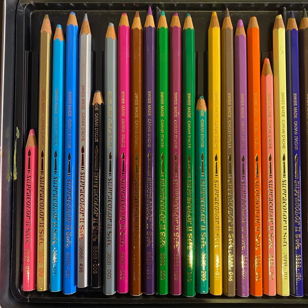 CARAN D'ACHE SUPRACOLOR Soft 80色