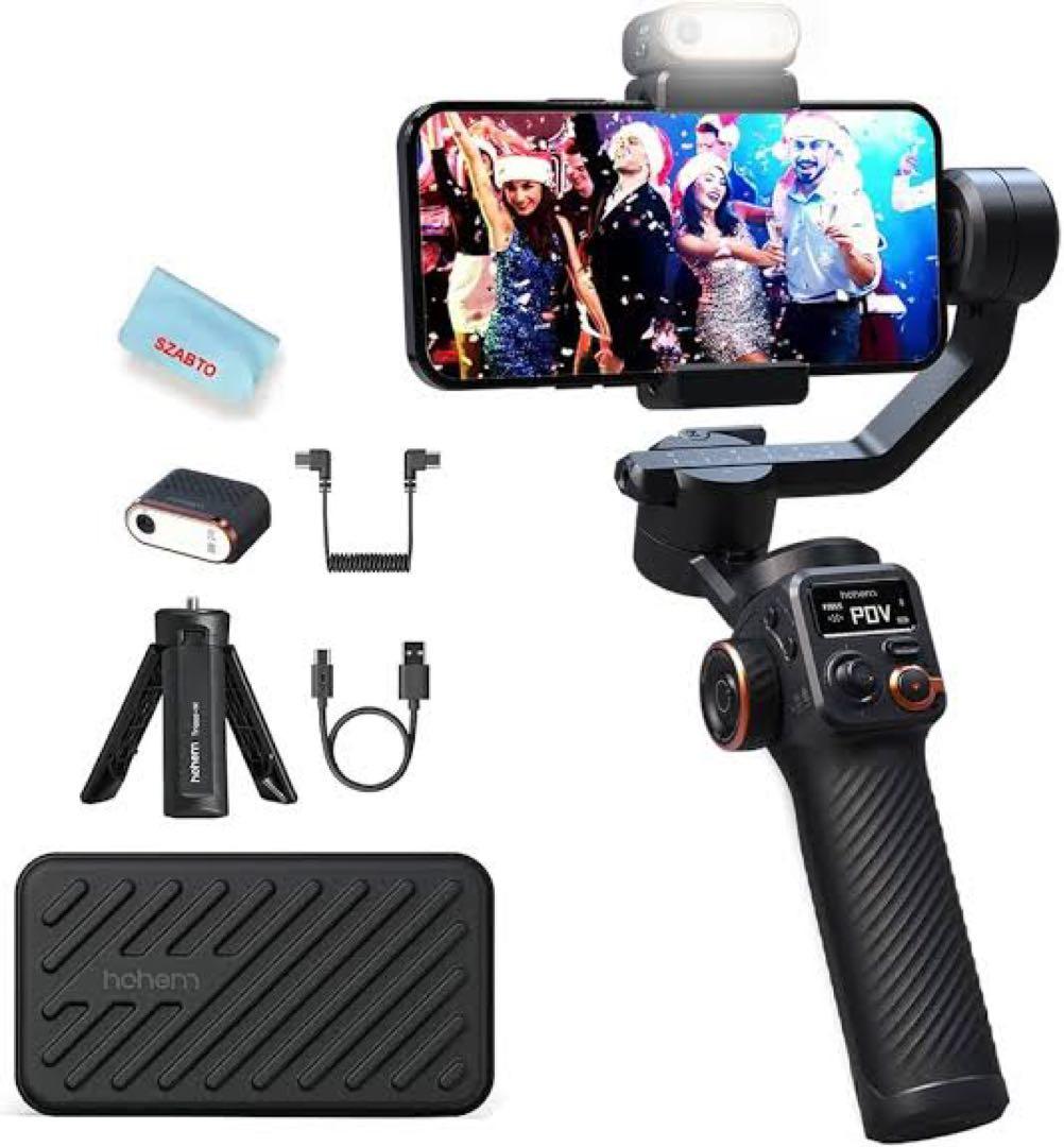 【美品】hohem M6 Kit 3軸スマートフォンスタビライザー