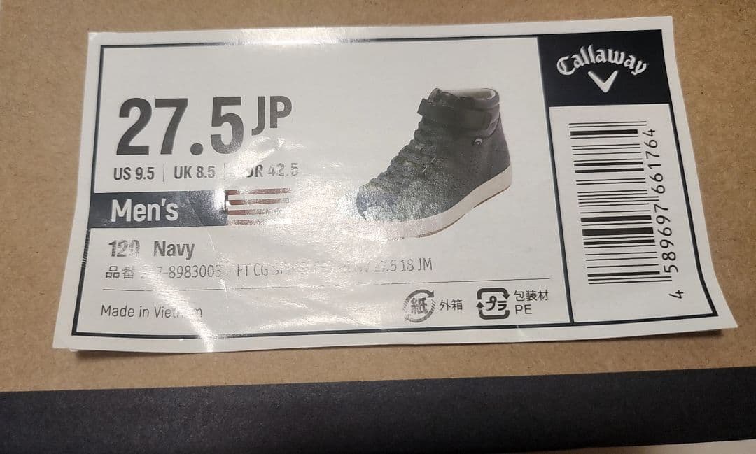 キャロウェイ CALLAWAY GOLF SHOES 27.5cm 新品未使用