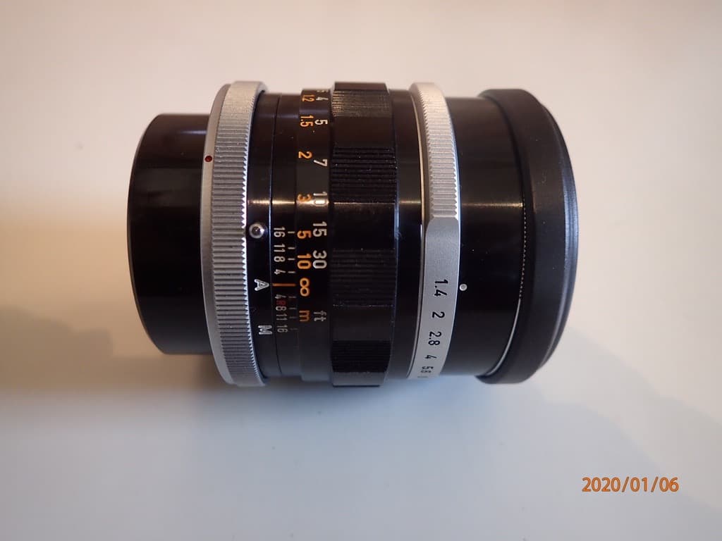 Canon FL 50mm II f/1.4 レンズ