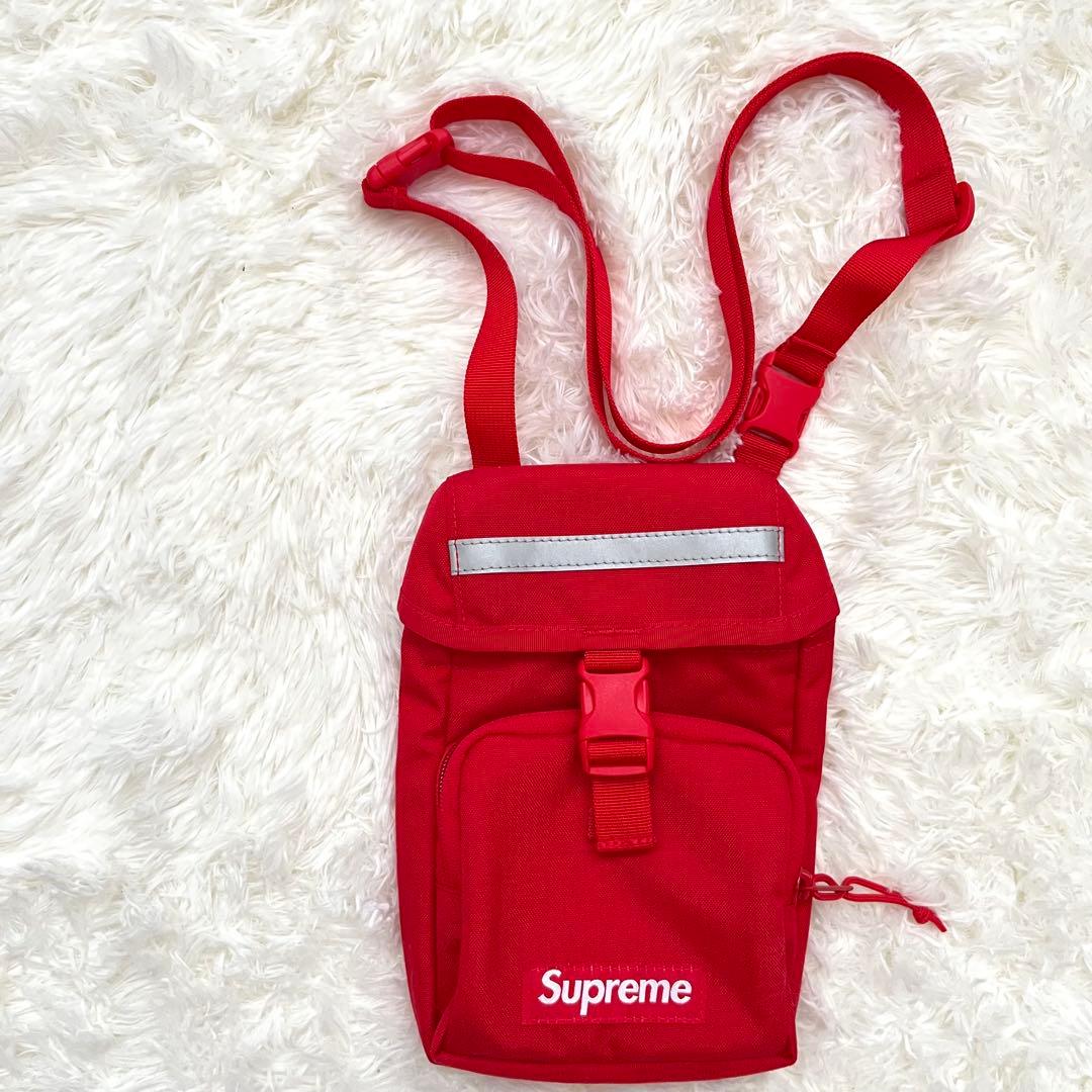 極美品✨ supreme ショルダーバッグ レッド ボックスロゴ 正規品 即発送