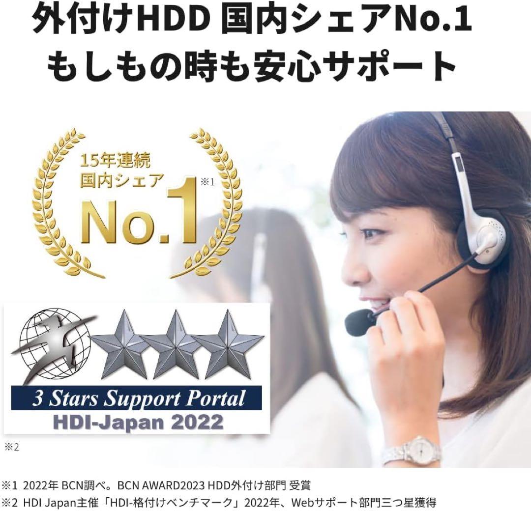 BUFFALO 外付けハードディスク 4TB HD-PCFSU3-A