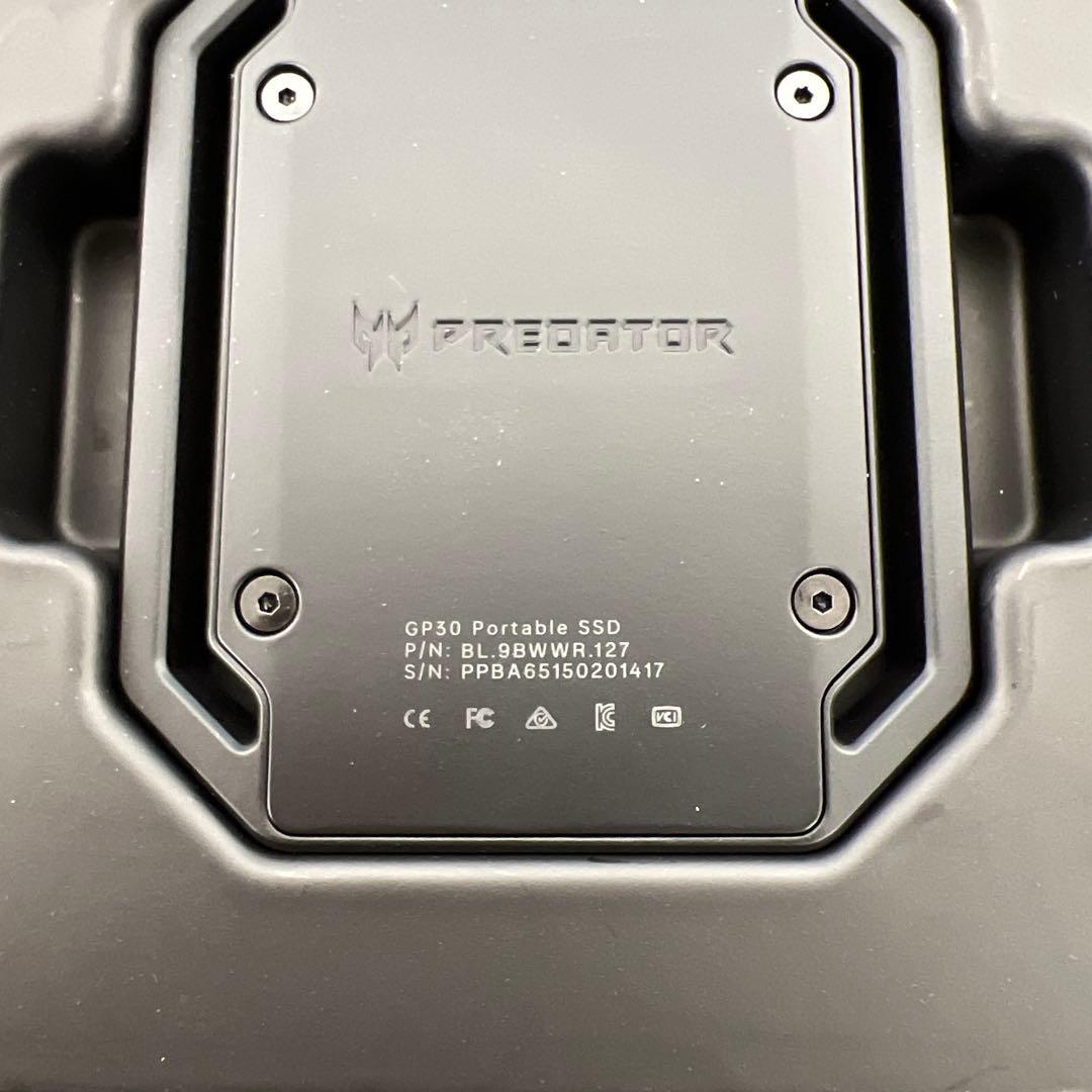 262054 Acer Predator 外付けSSD 4TB GP30