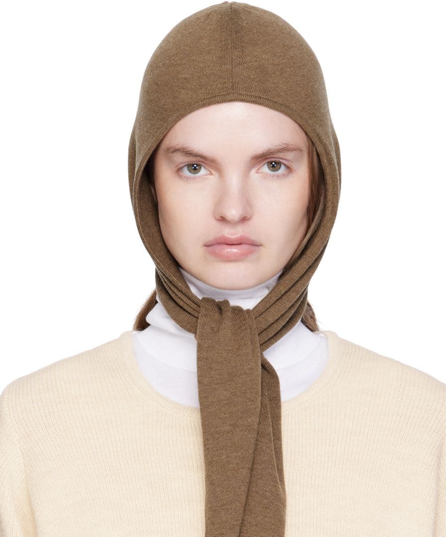 LEMAIRE FW21 バラクラバ オートミール アルパカウールニット