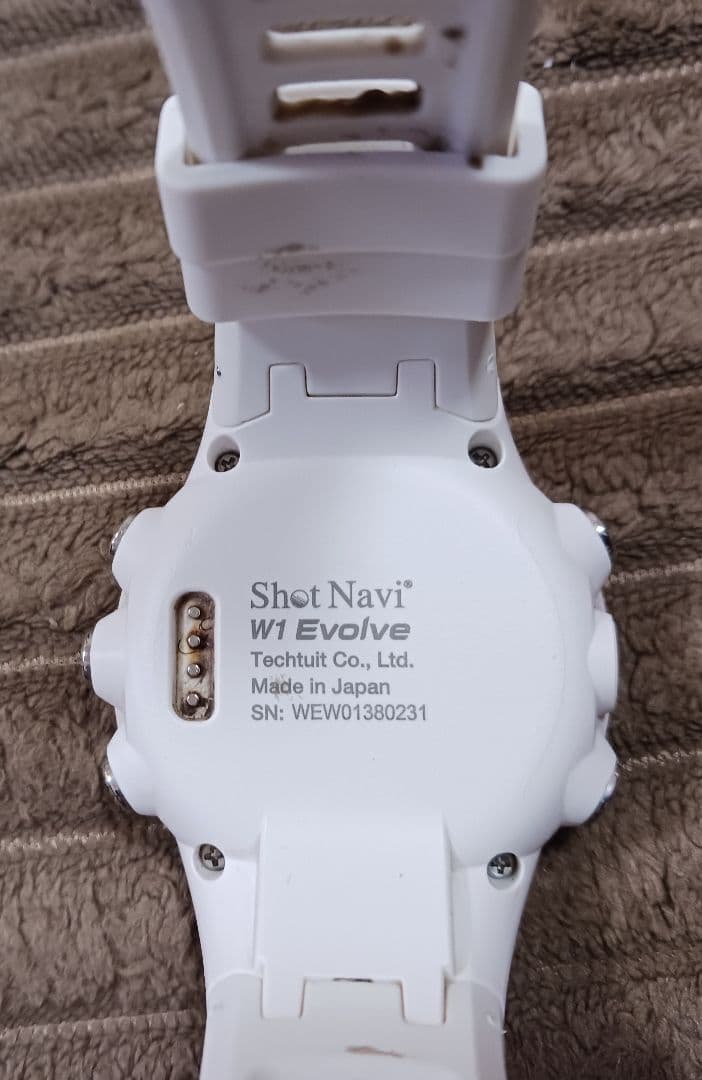 Shot Navi W1 Evolve ゴルフ GPS ウォッチ ホワイト
