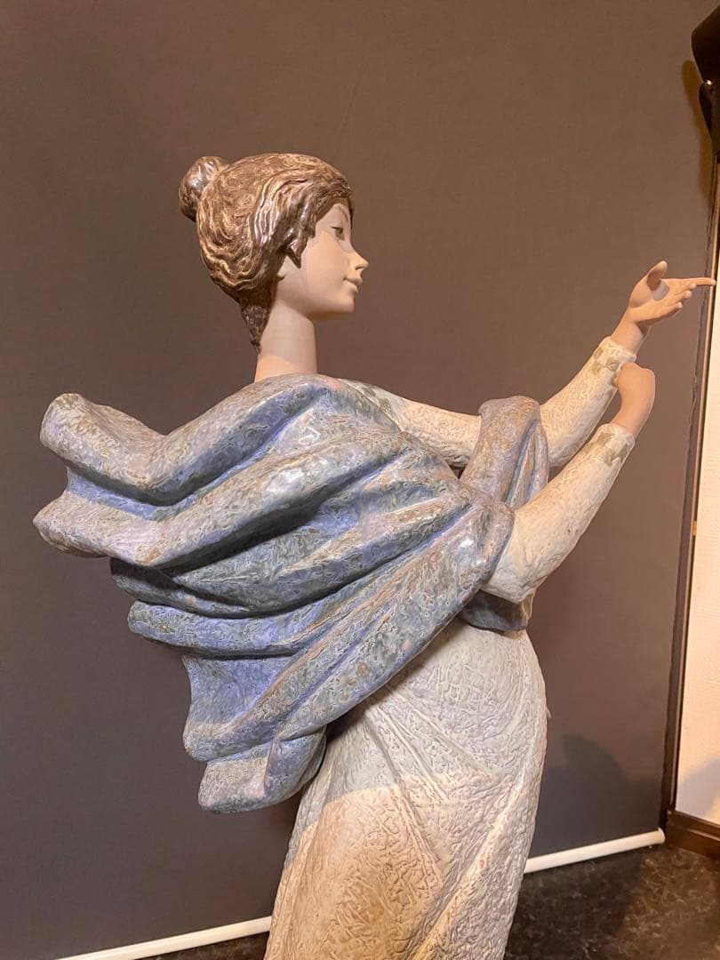 激レア LLADRO Lectra リヤドロ レクトラ 特大 陶器人形90cm