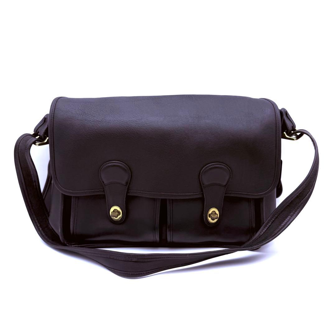 バッグ Coach 5281 Vintage Turnlock Shoulder Bag