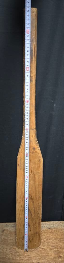 古道具アンティーク木製オール 約98cm