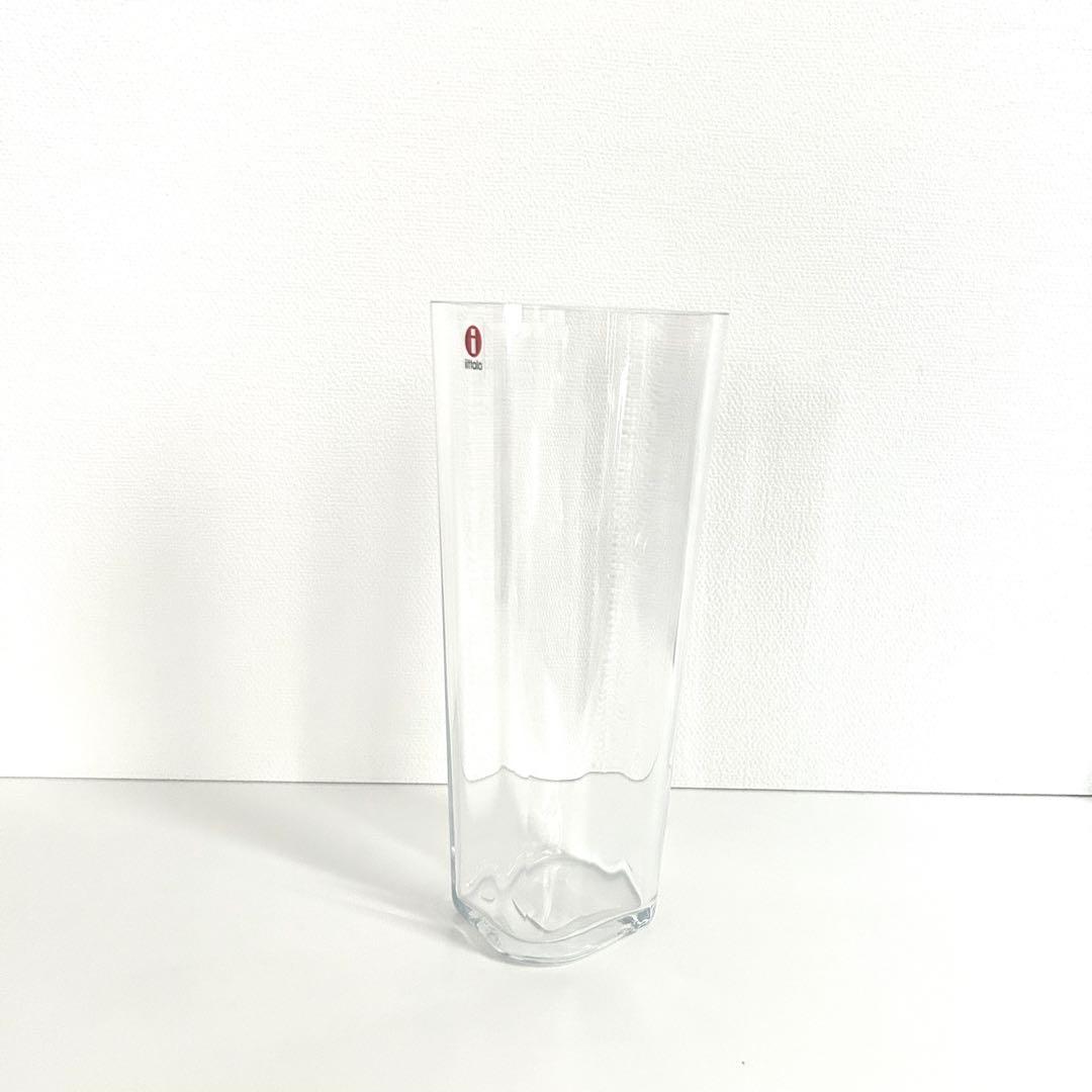 新品未使用品 イッタラ アルヴァアアルト ベース180花瓶 クリア