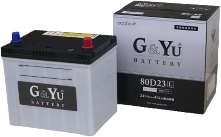 【新品】G&Yu ecoba 80D23L カーバッテリー