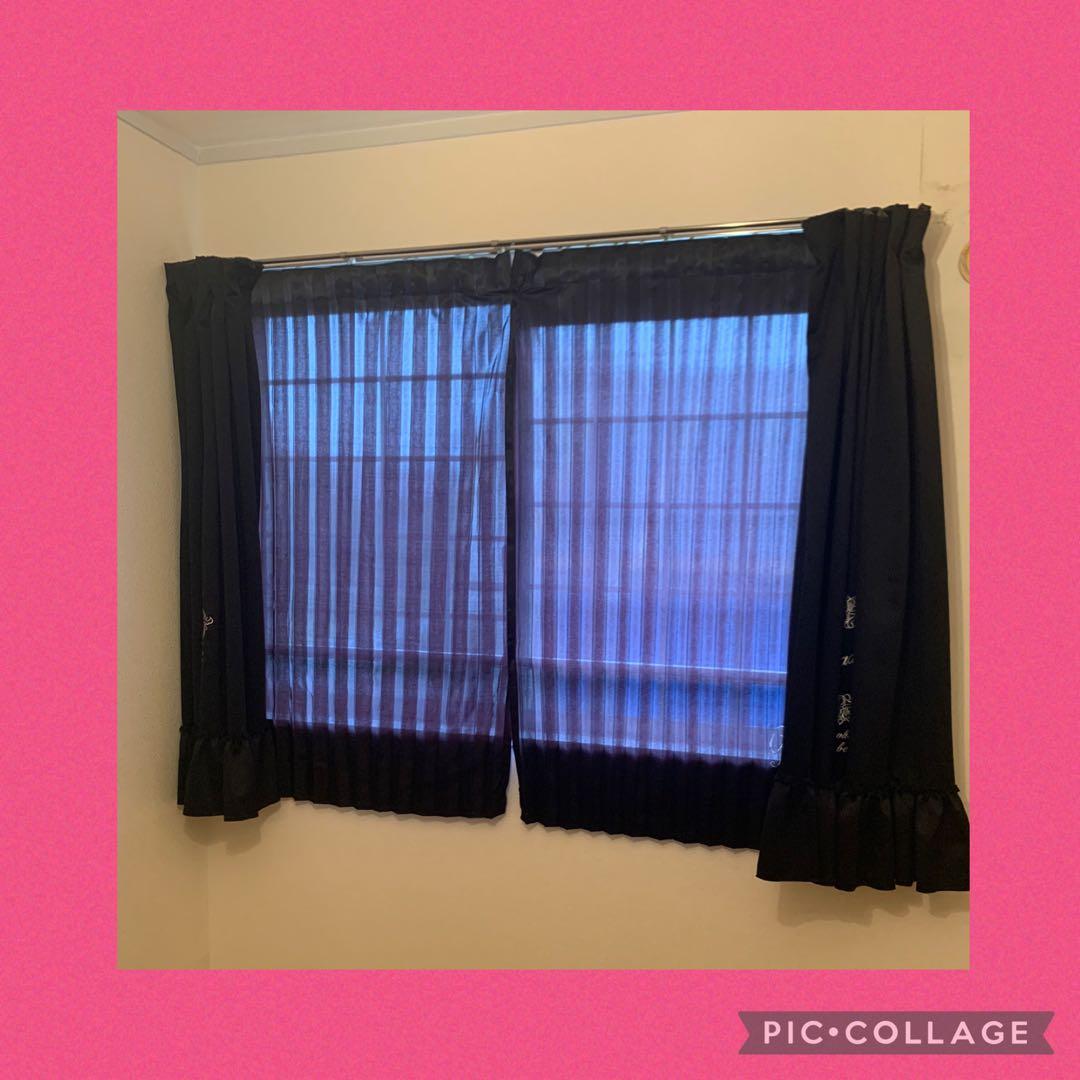 【即購入可】Redy 100×135 ドレープカーテン レースカーテン set