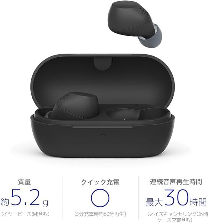 ソニー(SONY) WF-C710N ブラック ワイヤレスイヤホン