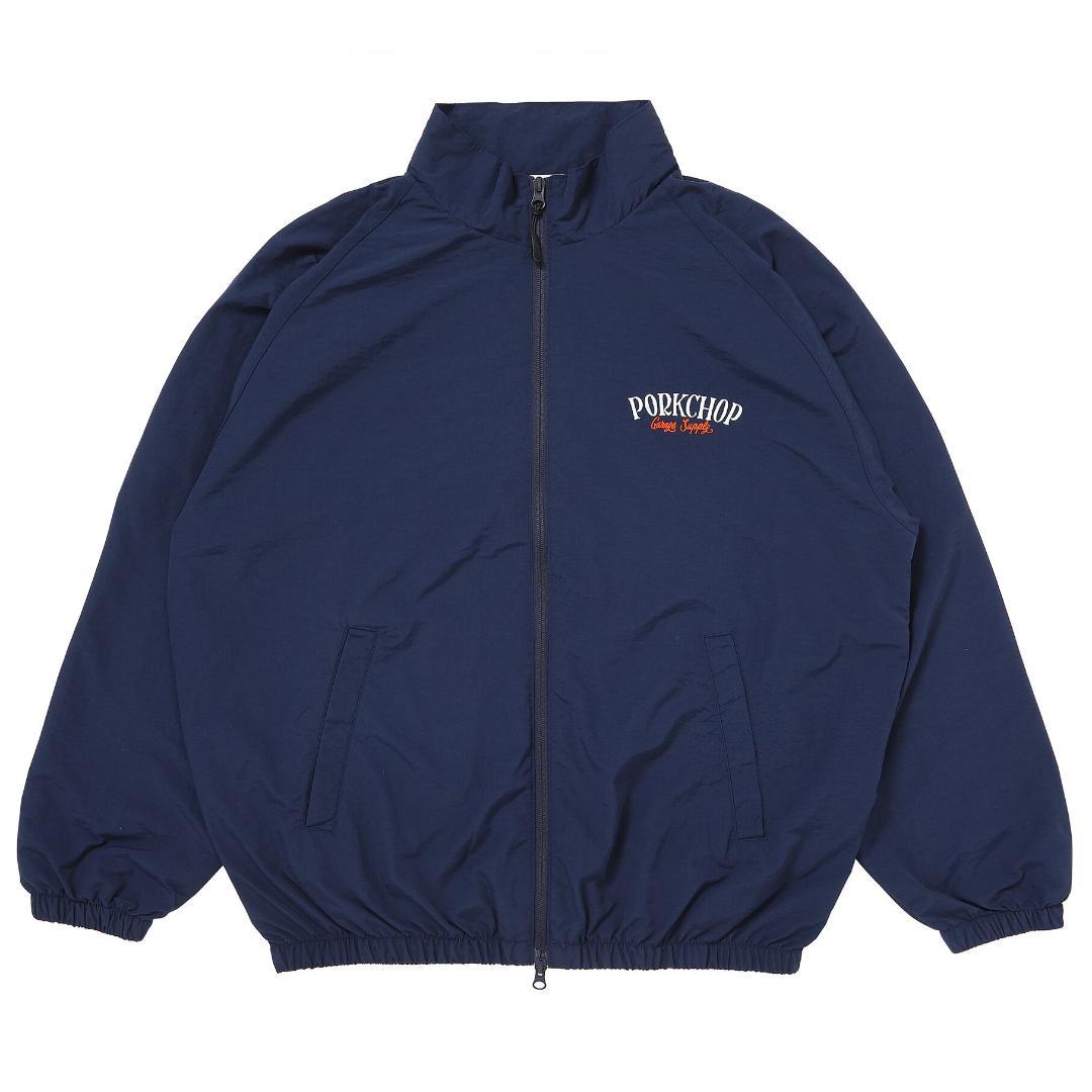 PORKCHOP ネイビー ジップアップジャケット
