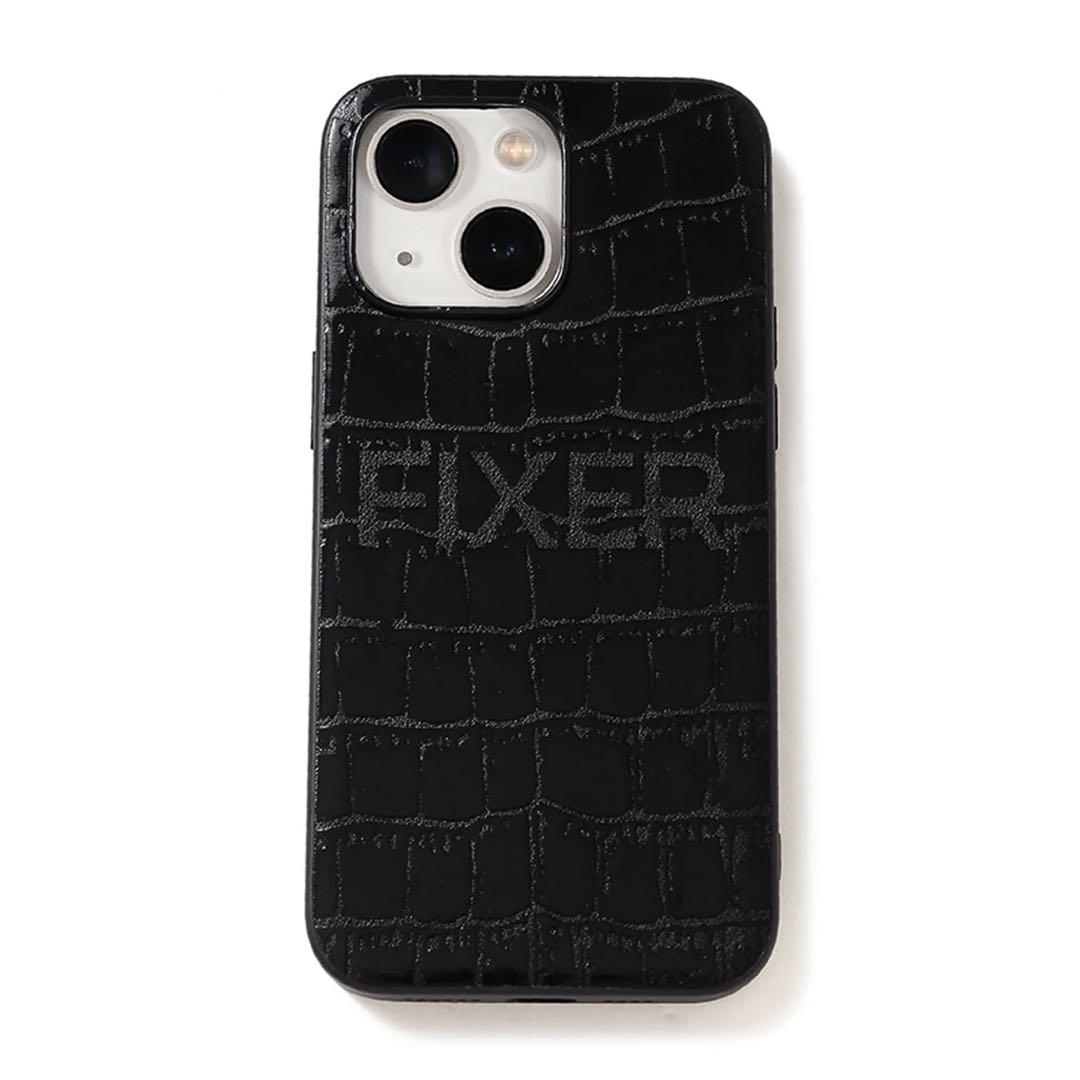 黒*龍様 FIXER iPhoneケース クロコダイル iPhone15pro用