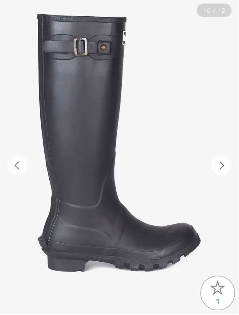 Barbour Bede サイドストラップ レインブーツ