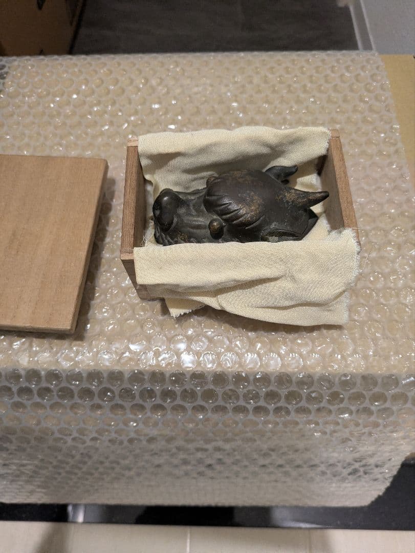 珍品！　唐物　古銅龍頭香合　骨董　古美術　仏教美術　時代物