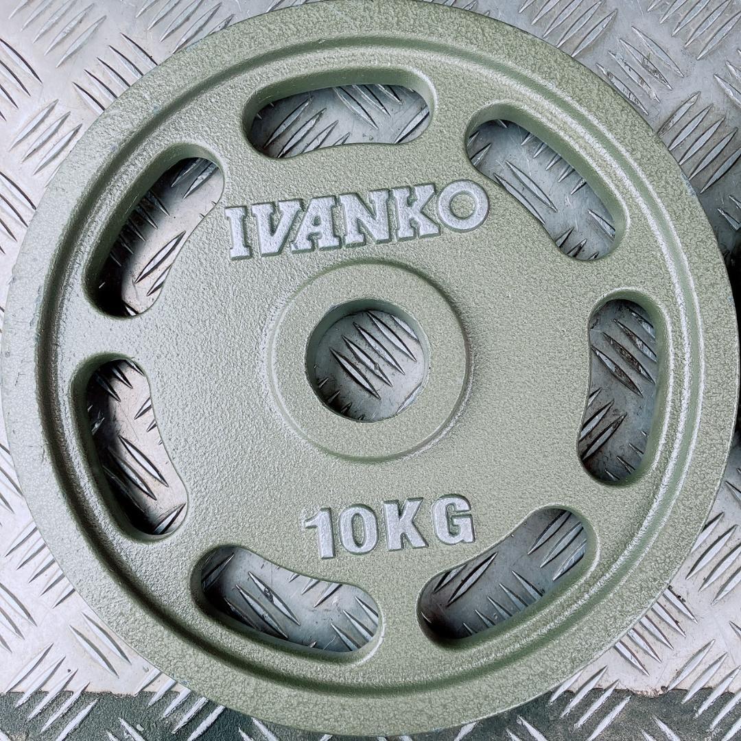 IVANKO イヴァンコ 10kg 2枚セット オリンピックプレート バーベル