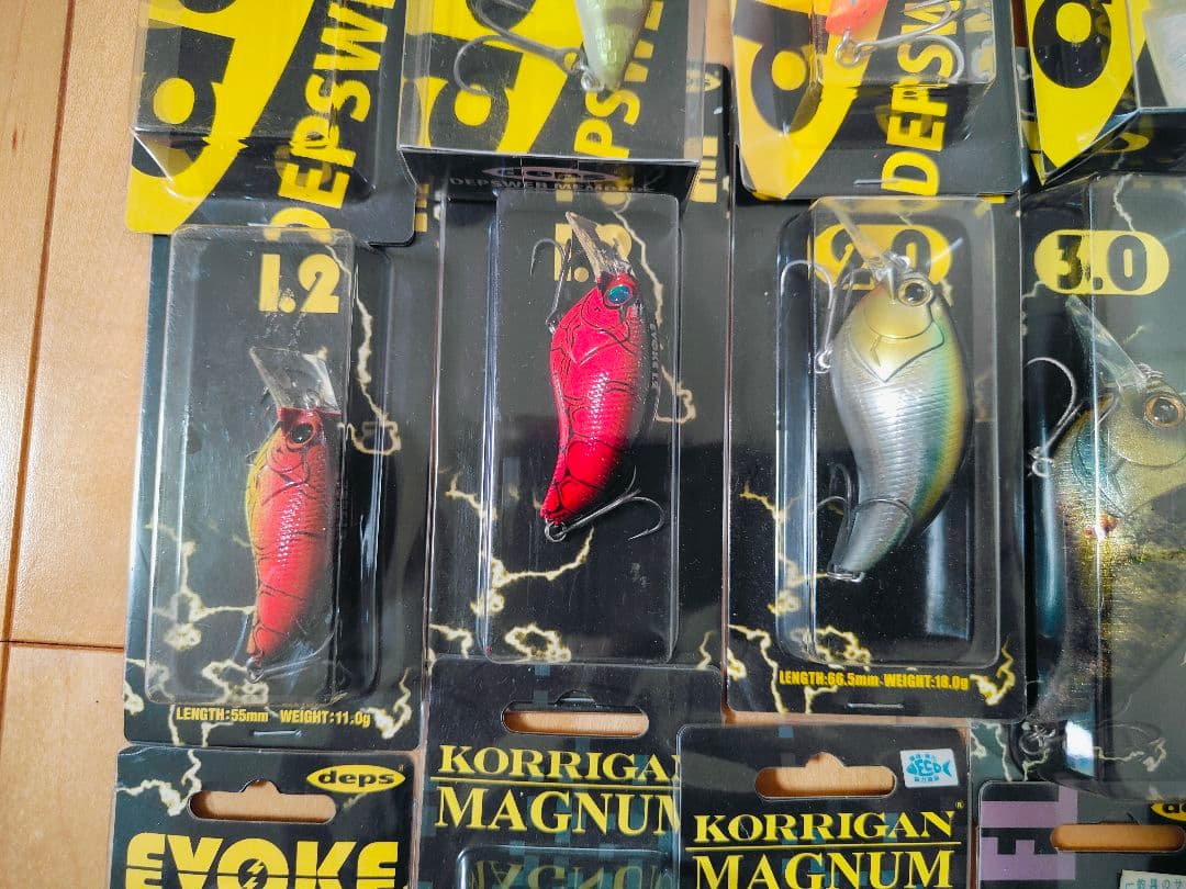 deps ルアー33個セット 多様なモデルとカラー