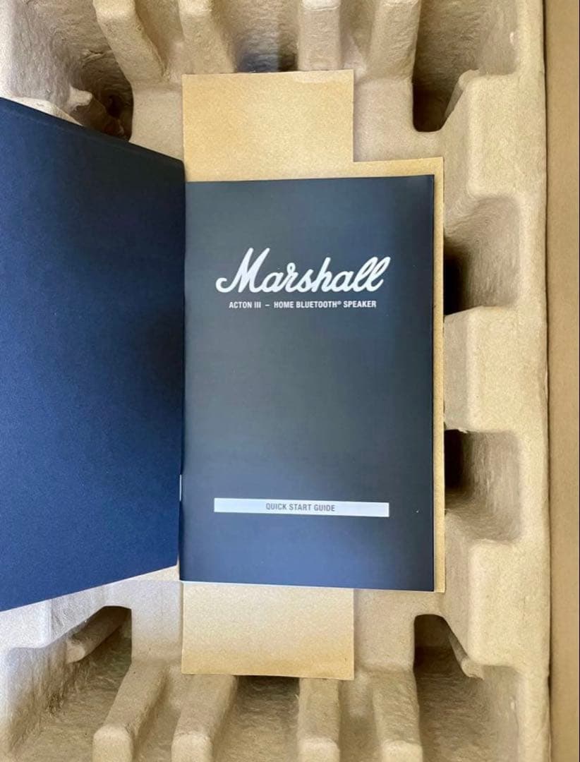 新品•未使用　国内正規品　Marshall スピーカー ActonⅢ ブラウン