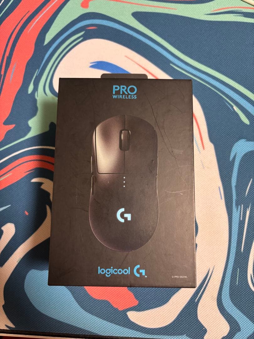 Logitech G PRO ワイヤレスマウス 本体 マウスソール付き