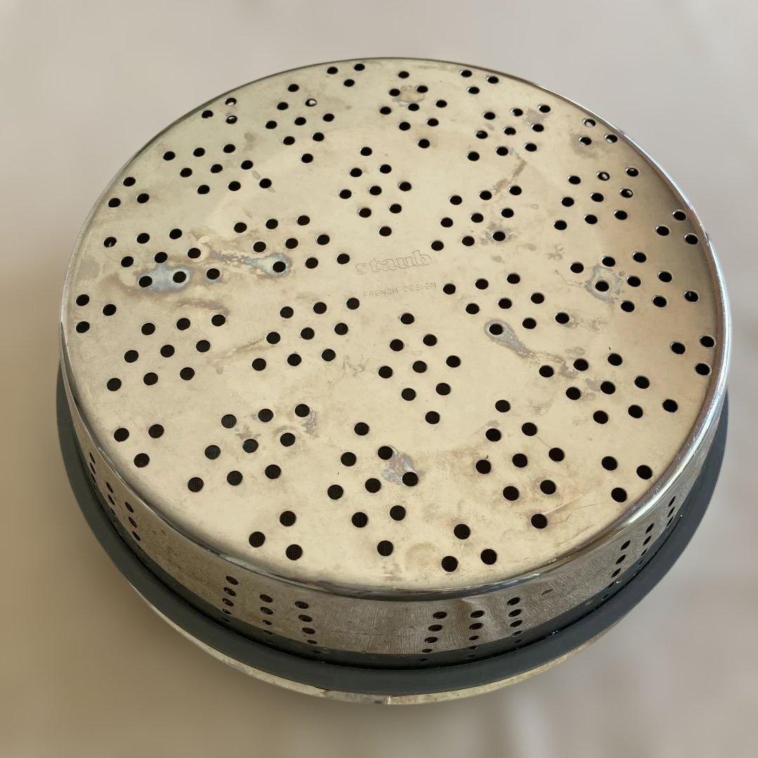 ピクミン様！専用　STAUB La Cocotte 鍋 26cm スチーマー付き