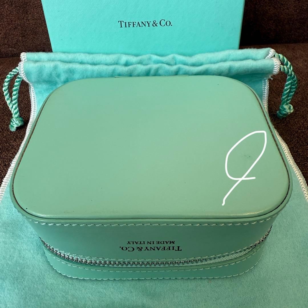 【Tiffany ティファニー】廃盤 レア アクセサリーケース レザー