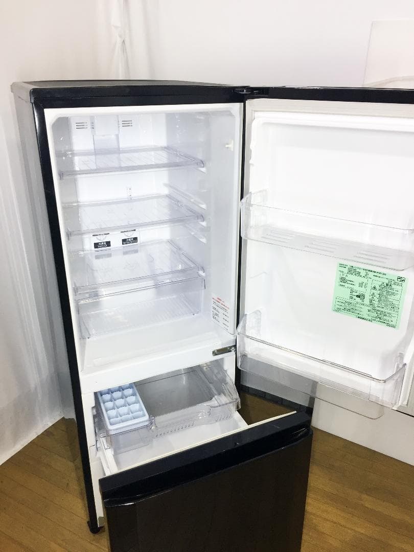 送料無料★◆中古★三菱　146L　ラウンドカット　２ドア冷蔵庫　MR-P15T