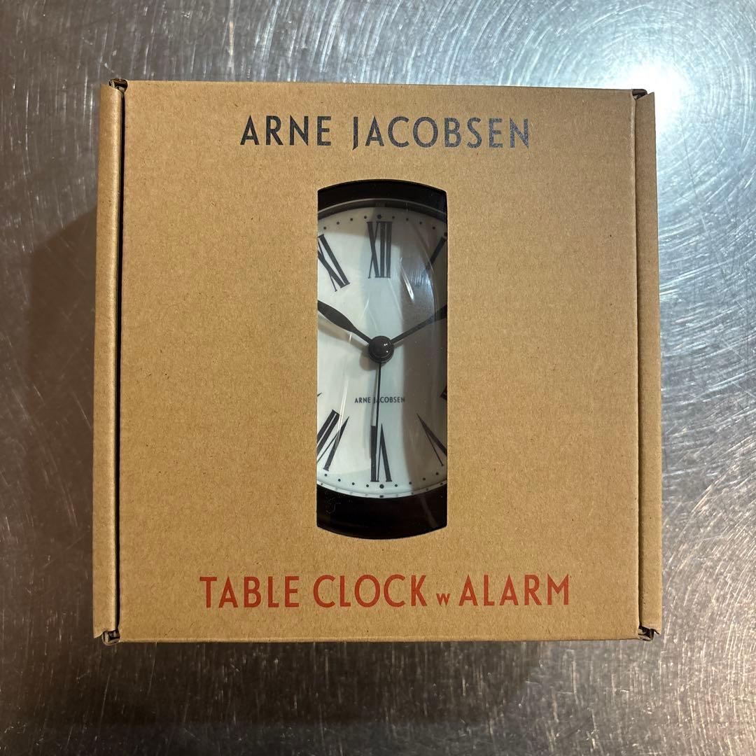 Arne Jacobsen ROMAN アラーム付き置時計 11cm