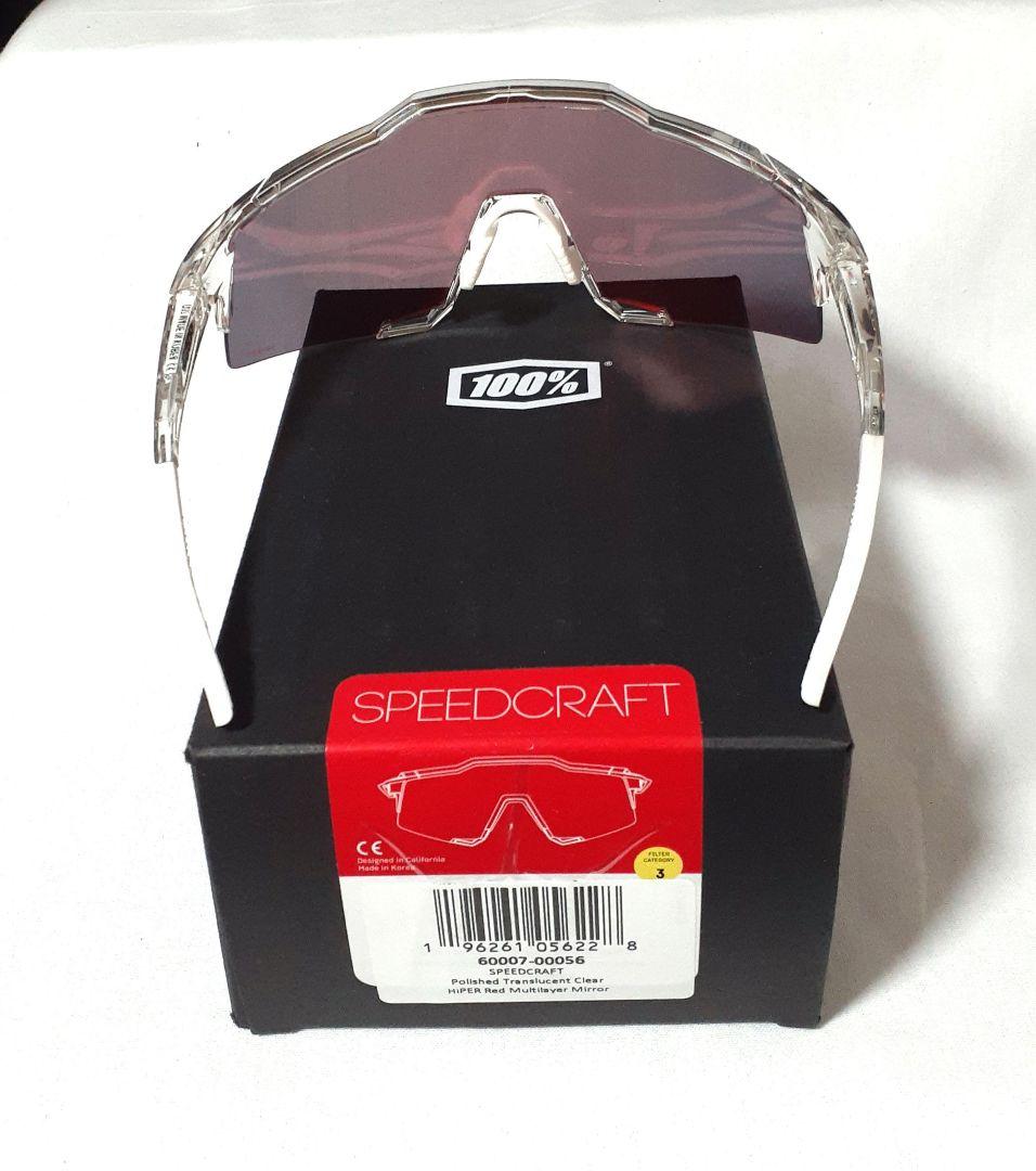おまとめ買い 100% Speedcraft クリア レッド & ハリス モデル