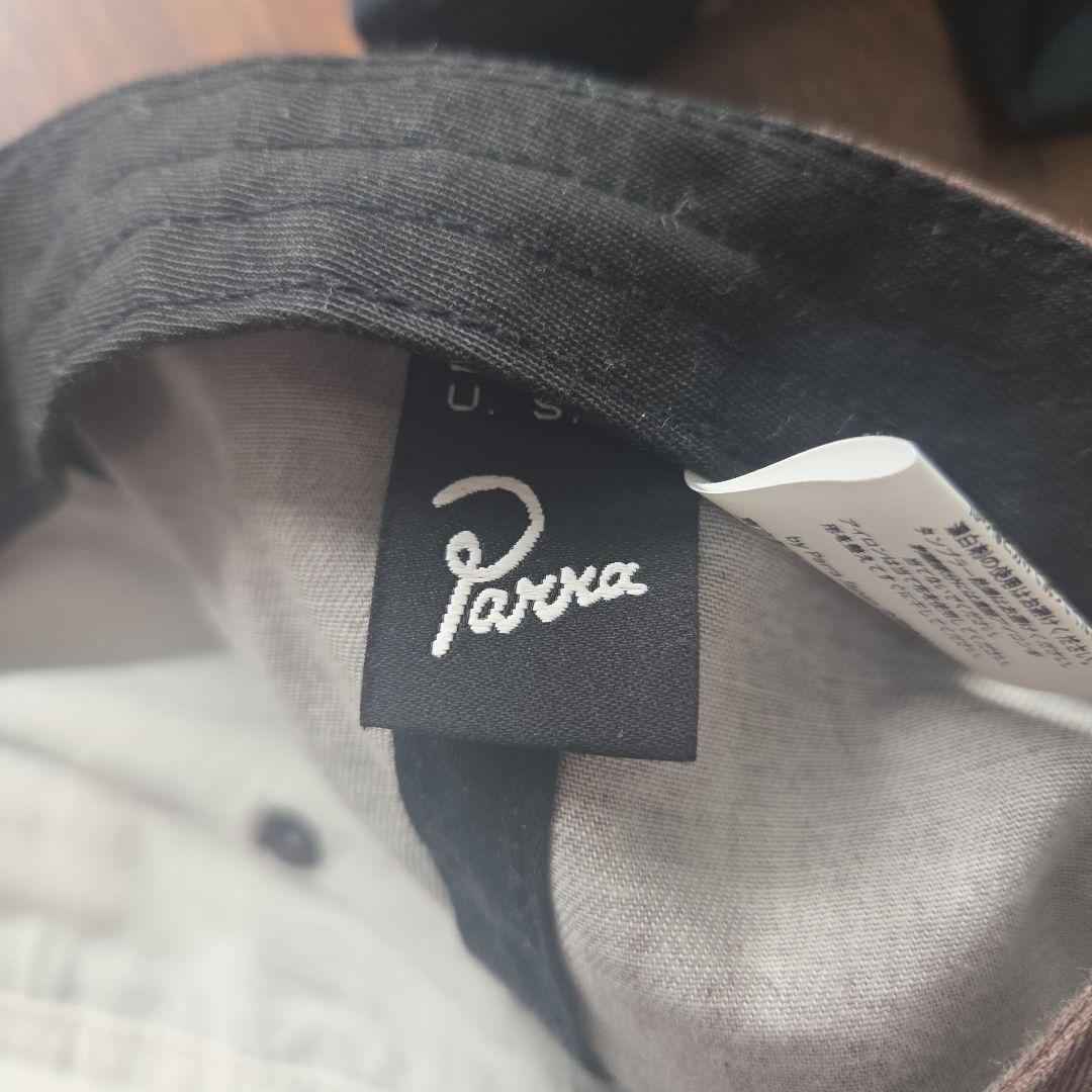 Parra store logo 6panel cap USA製　ブラウン