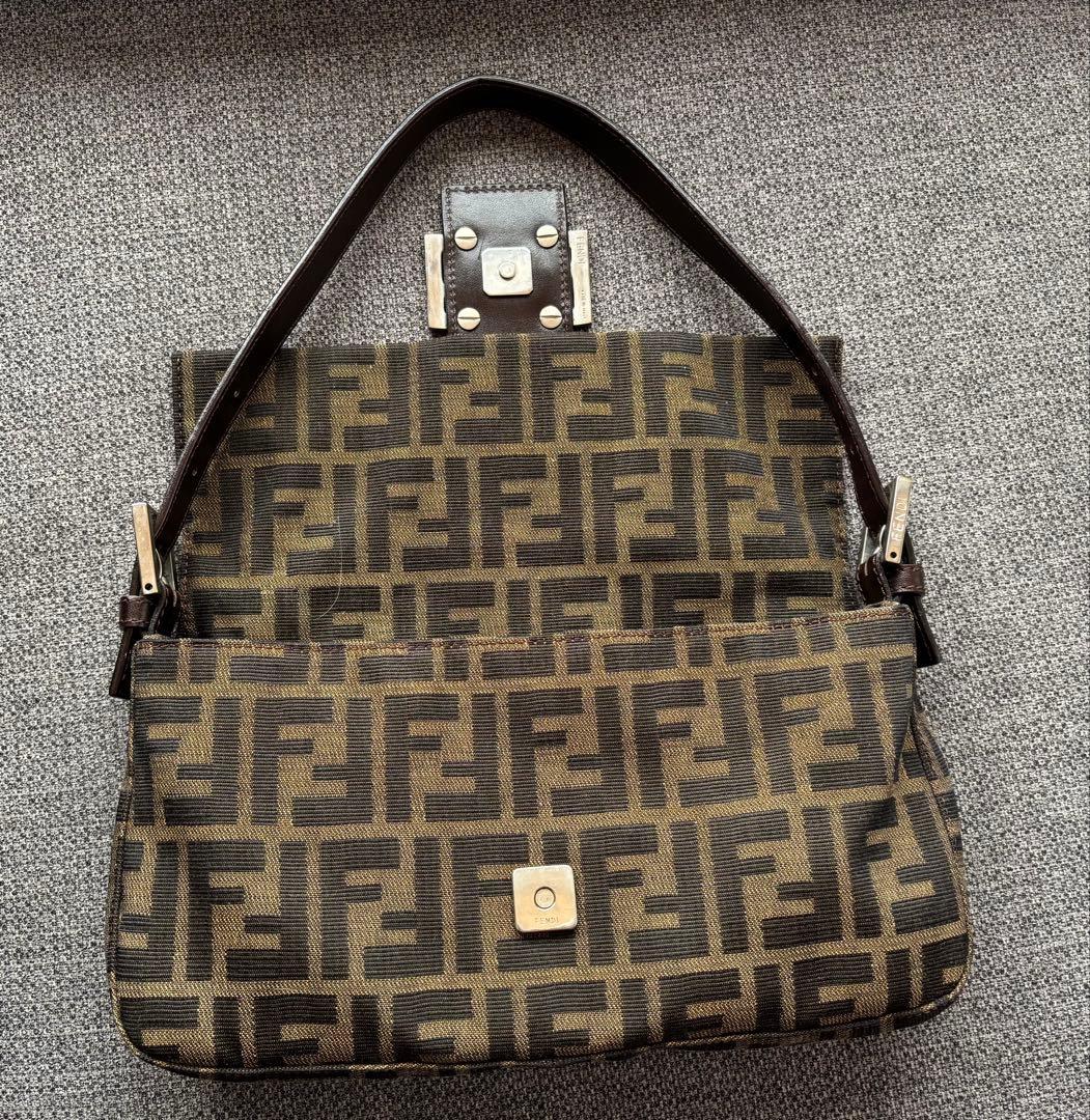 ル*フ様 fendi マンマバケット ショルダーバッグ ズッカ柄　ヴィンテージ
