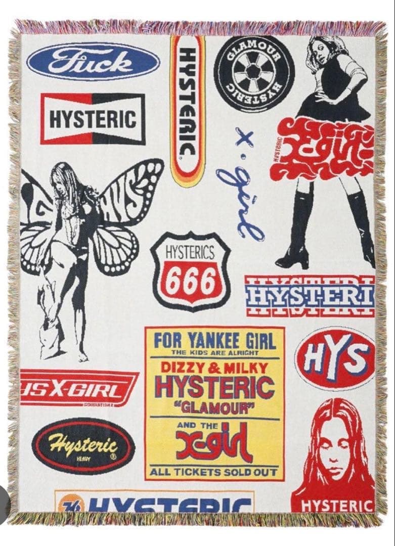 【 たまこちゃん 】X-girl HYSTERIC GLAMOUR ラグ