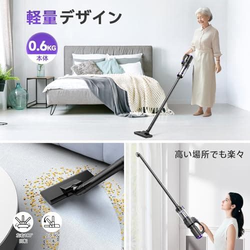 掃除機 コードレス Bivark 28000pa超強力吸引【2025業_corg