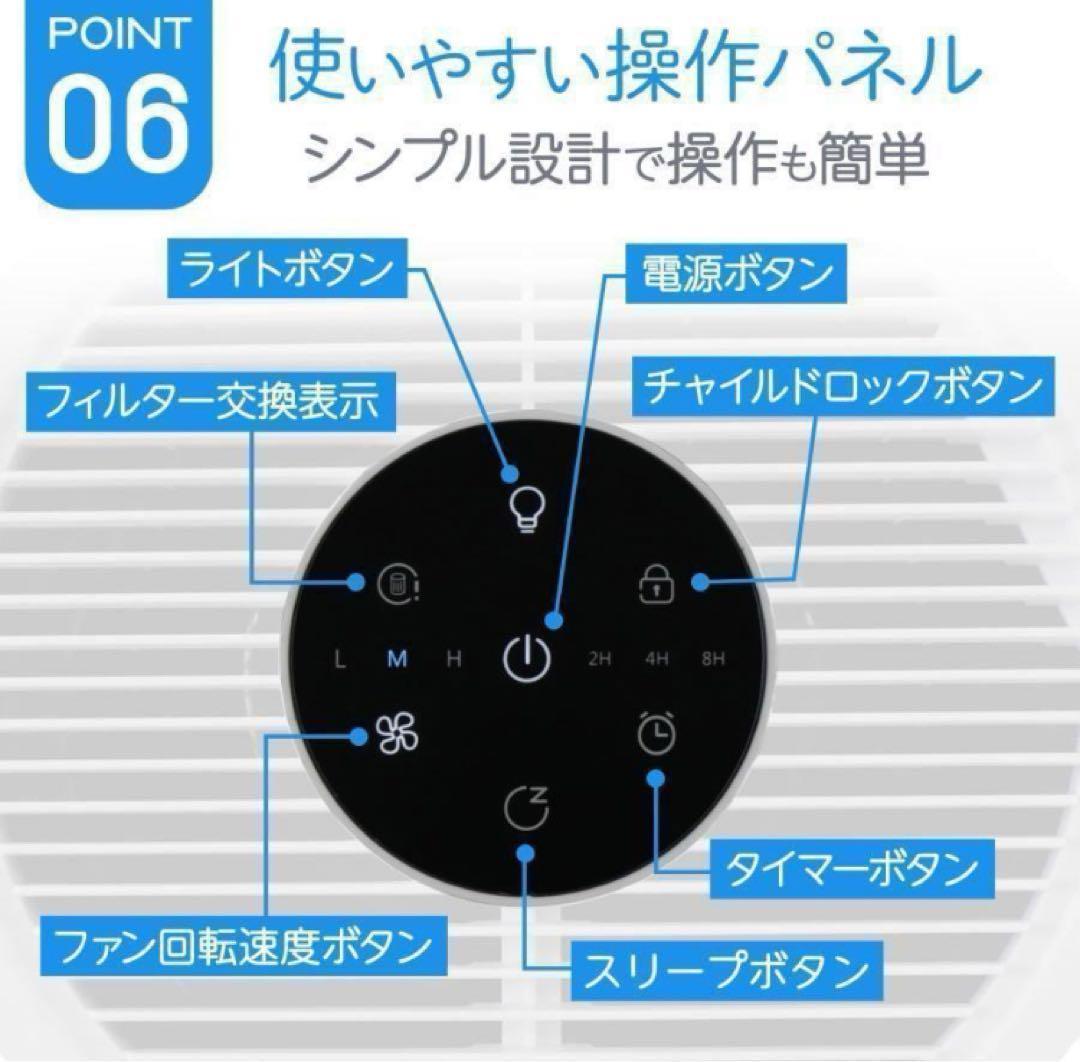 空気清浄機 小型 消臭 省エネ 花粉 脱臭機 たばこ 除菌／◯