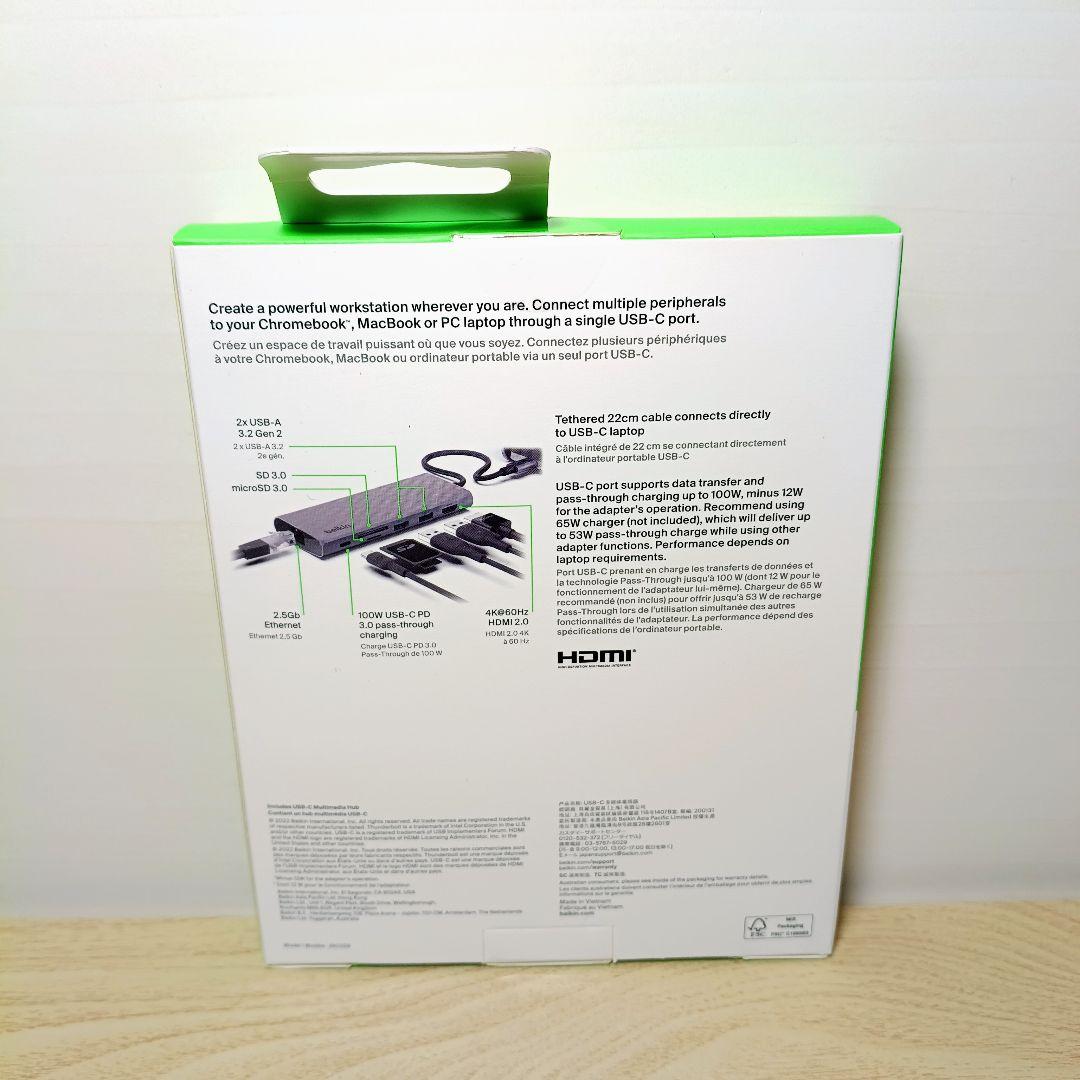 Belkin マルチメディアハブ INC009btSGY