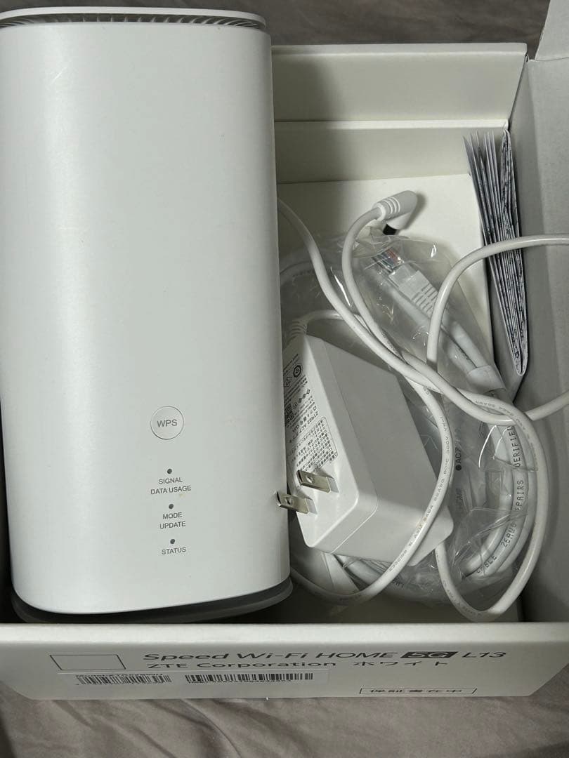 【美品】モバイルルーター Speed Wi-Fi  L13 ホワイト