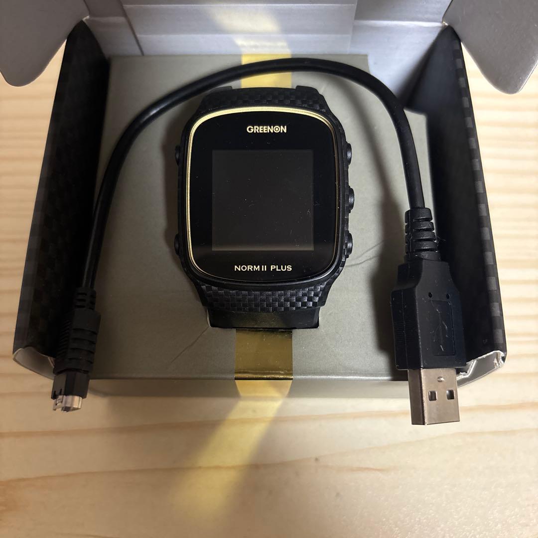 ゴルフウォッチ NORM II PLUS ブラック 美品