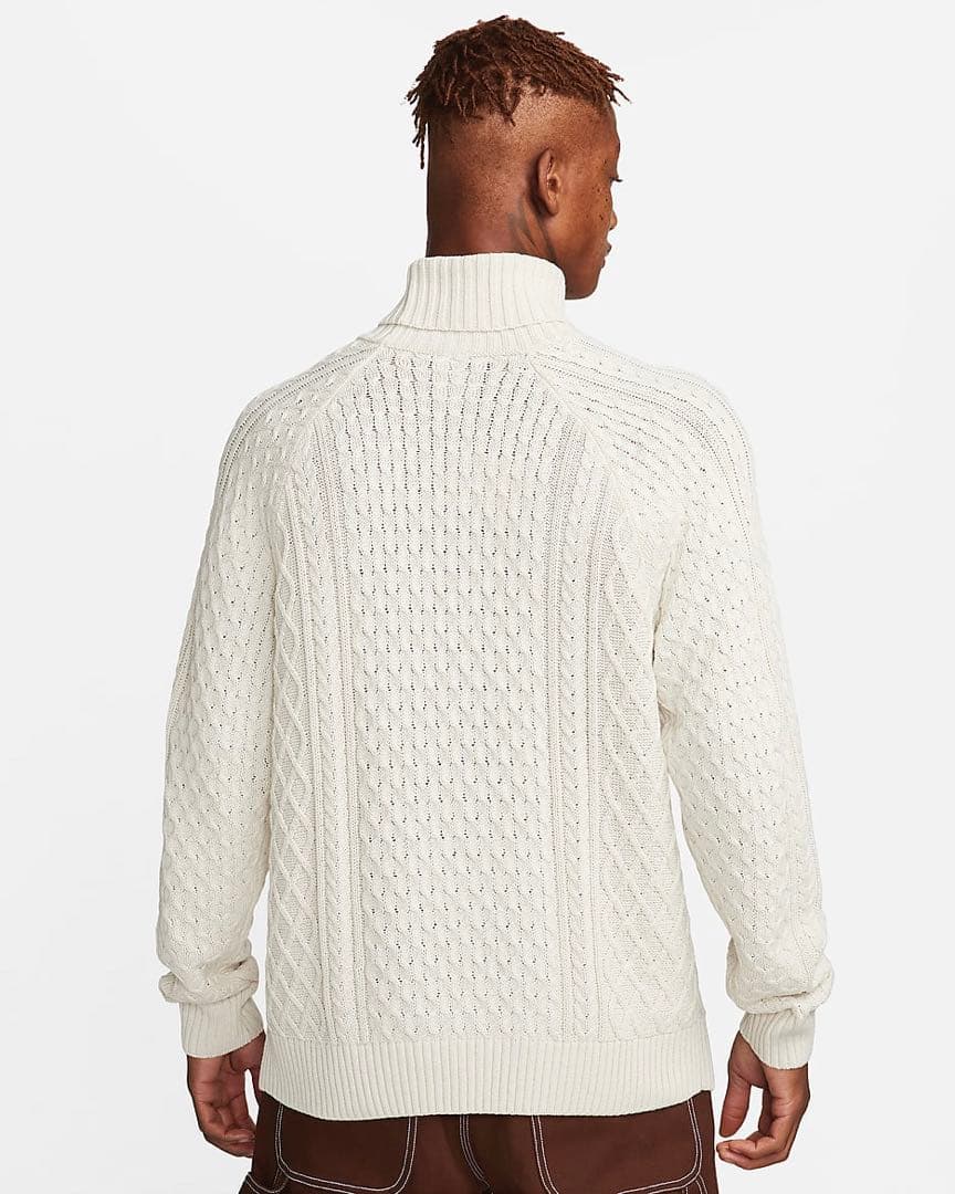 定価22000円★新品★NIKE ケーブルニット タートルネック セーター★XL