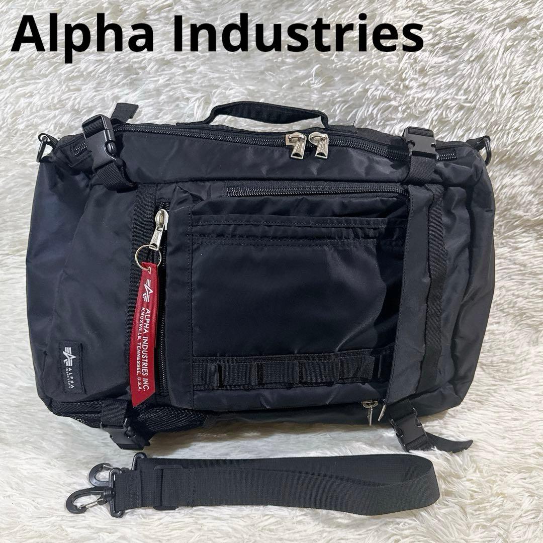 極美品✨アルファインダストリーズ 3way ビジネスバッグ ブラック　A4対応