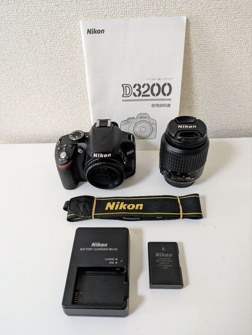 Nikon　D3200＋レンズ　　　　　　　　　　ショット数1,440回