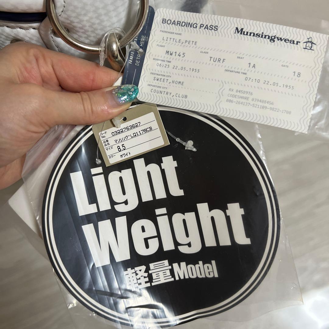 Muningswear 軽量ゴルフバッグ ホワイト