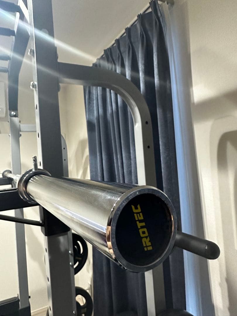 IROTEC オリンピックバーベルシャフト 220cm 20kg