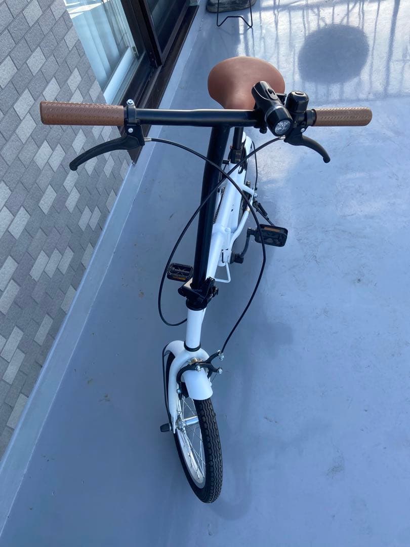 折りたたみ自転車16インチ/ホワイト