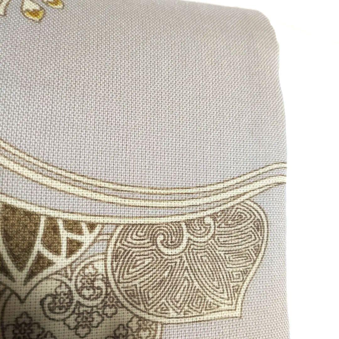 未使用美品　型染九寸名古屋帯 380 31
