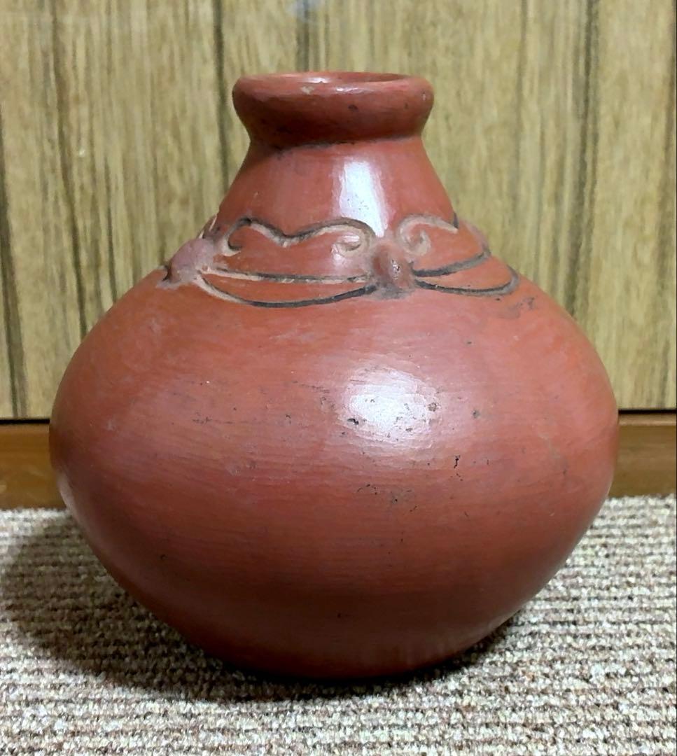 縄文時代　縄文土器　土器　発掘品　出土品　骨董　アンティーク　置物　飾り物　彫刻